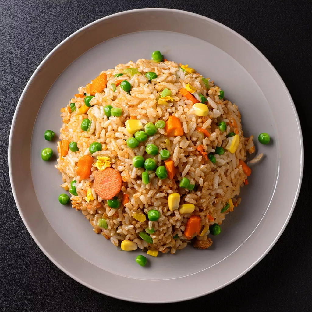 Arroz frito tres delicias