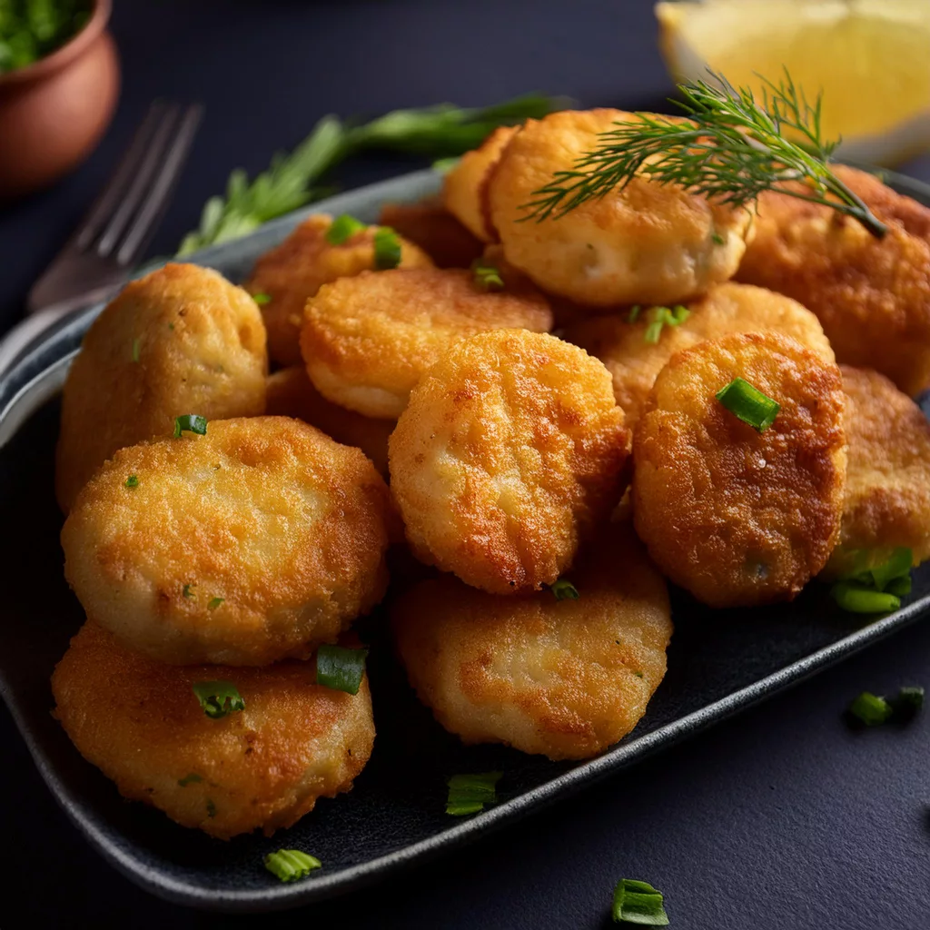 Buñuelos de bacalao caseros