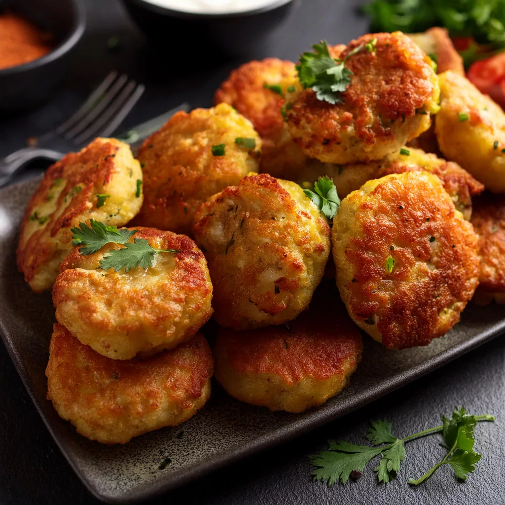 Buñuelos de bacalao caseros