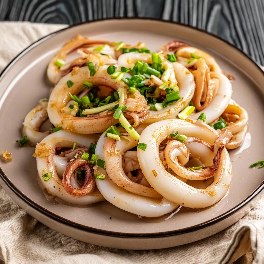 Calamares encebollados