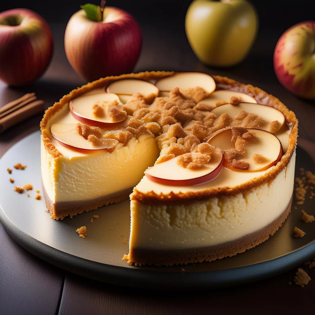 Cheesecake de manzana
