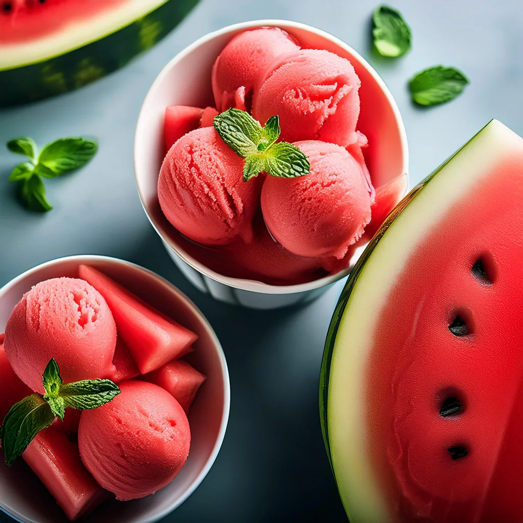 Helado de sandía