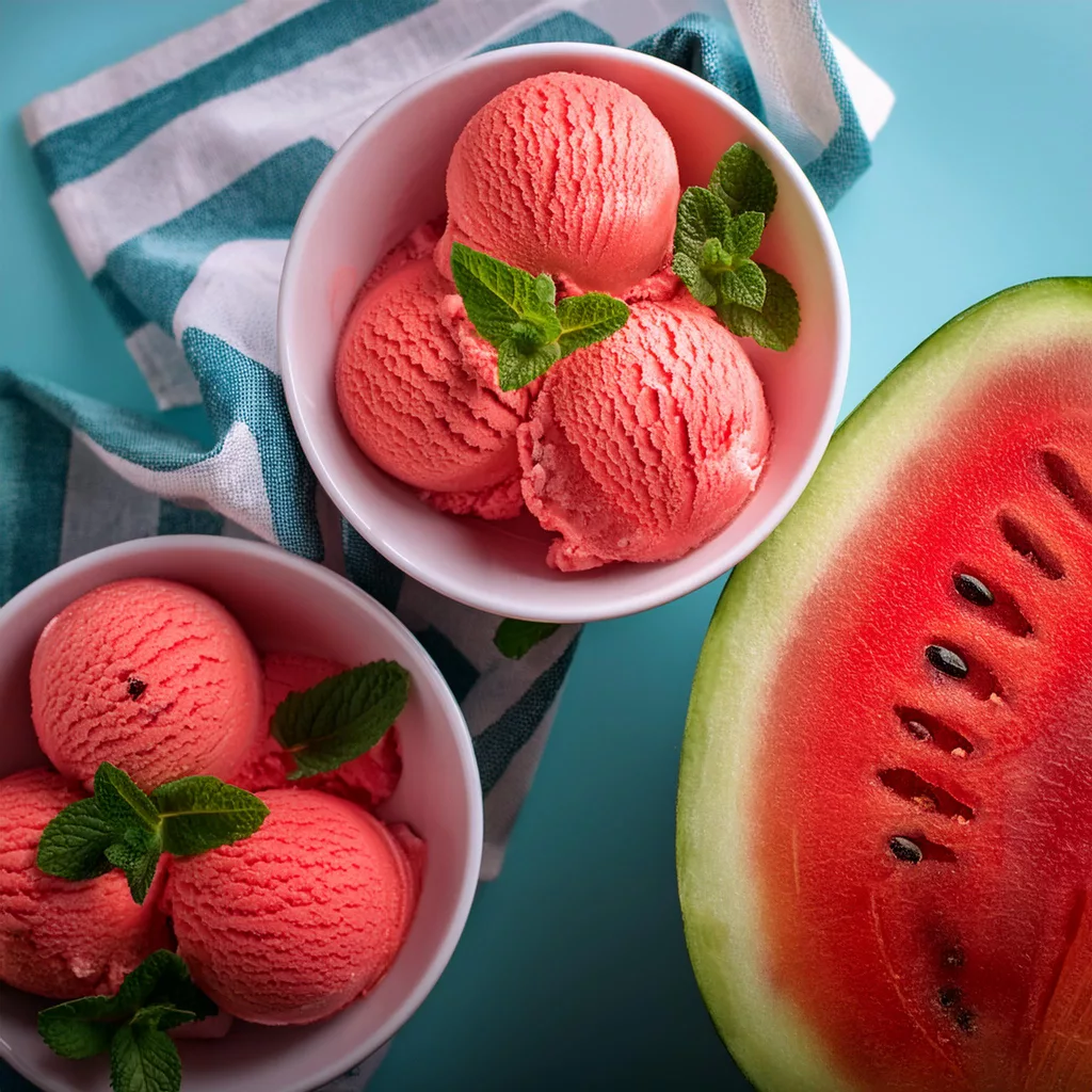 Helado de sandía