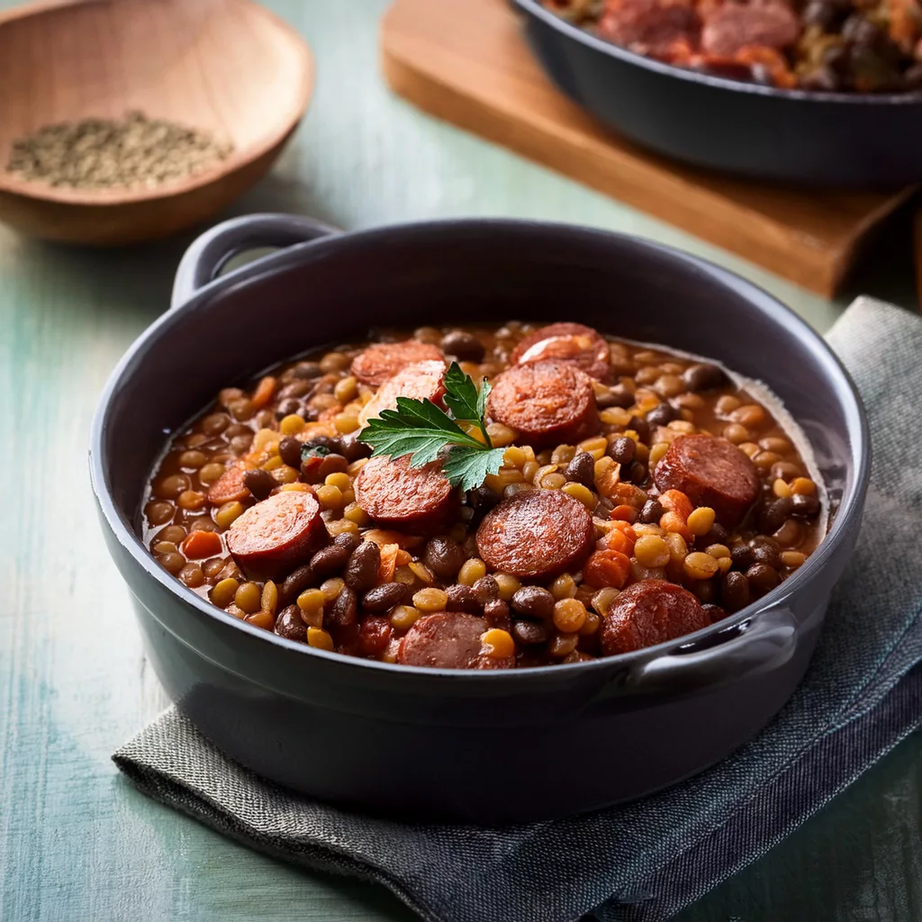 Lentejas caseras con chorizo