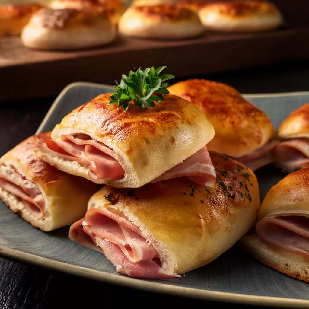 Napolitanas de jamón con queso