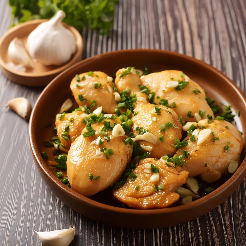 Pollo al ajillo