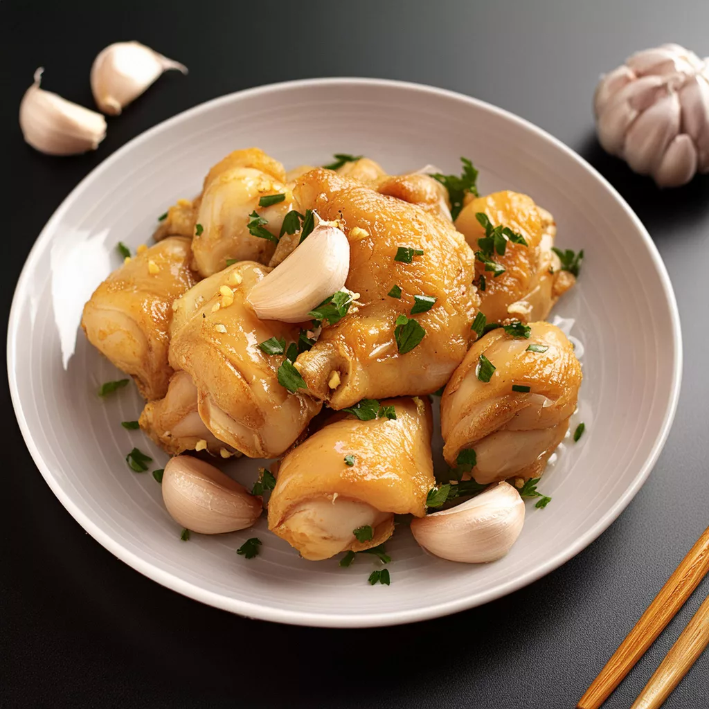 Pollo al ajillo