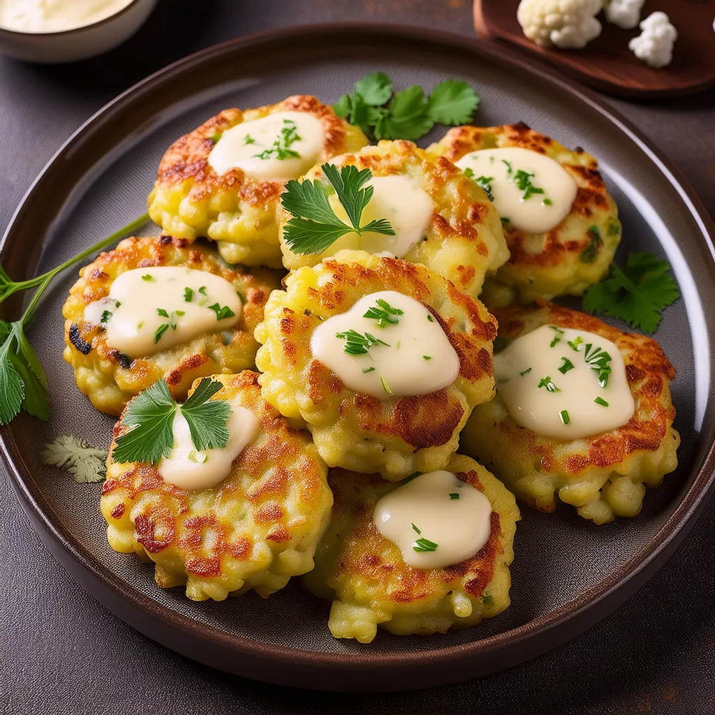 Tortitas de Coliflor y Queso