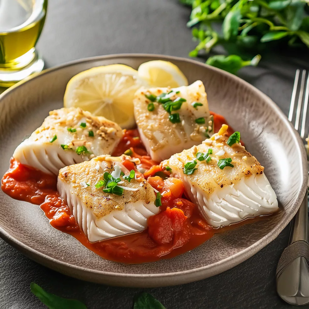 bacalao con tomate