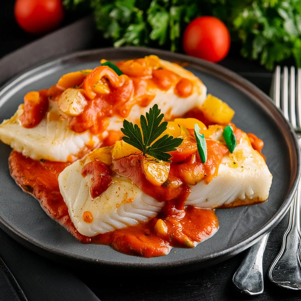 bacalao con tomate