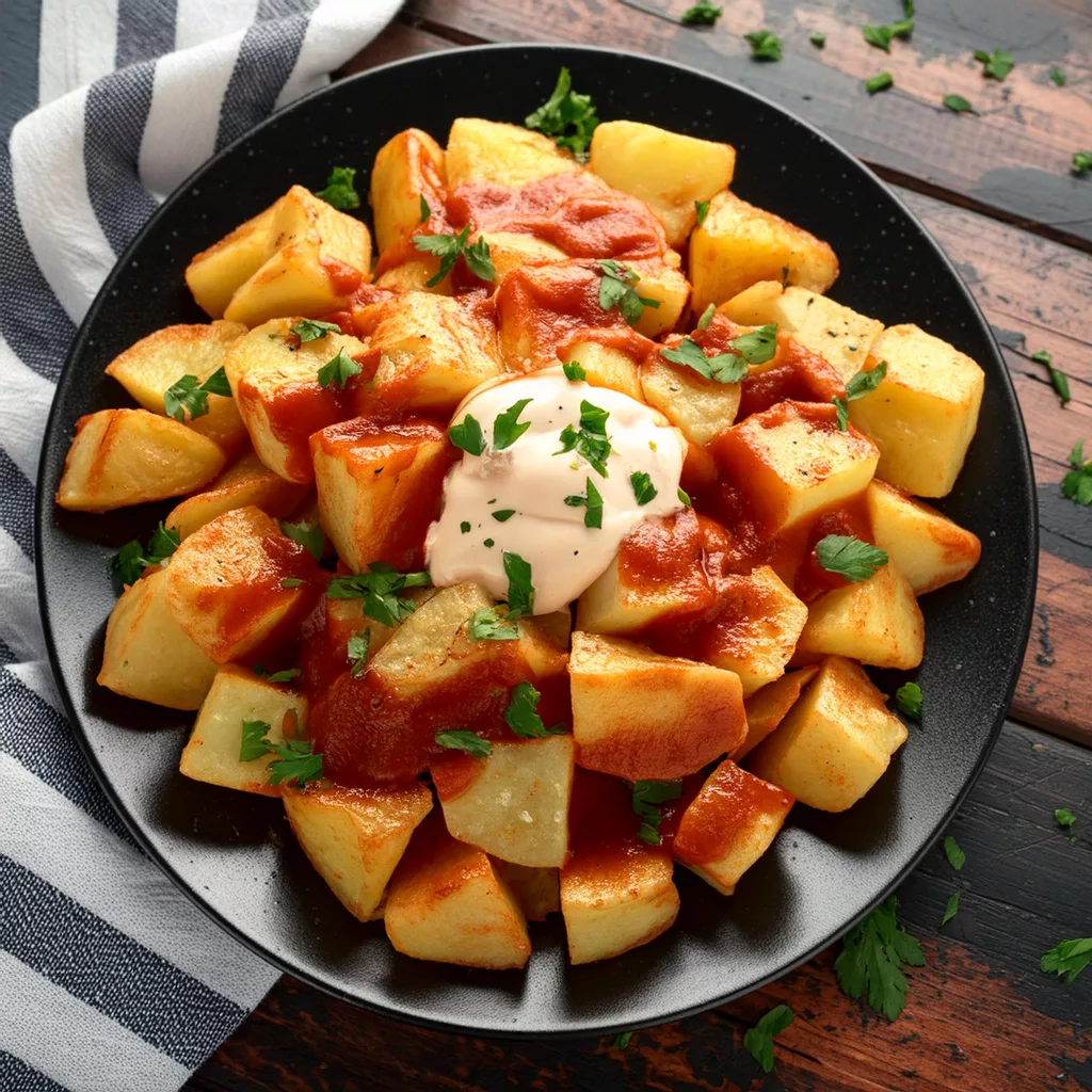 como hacer patatas bravas