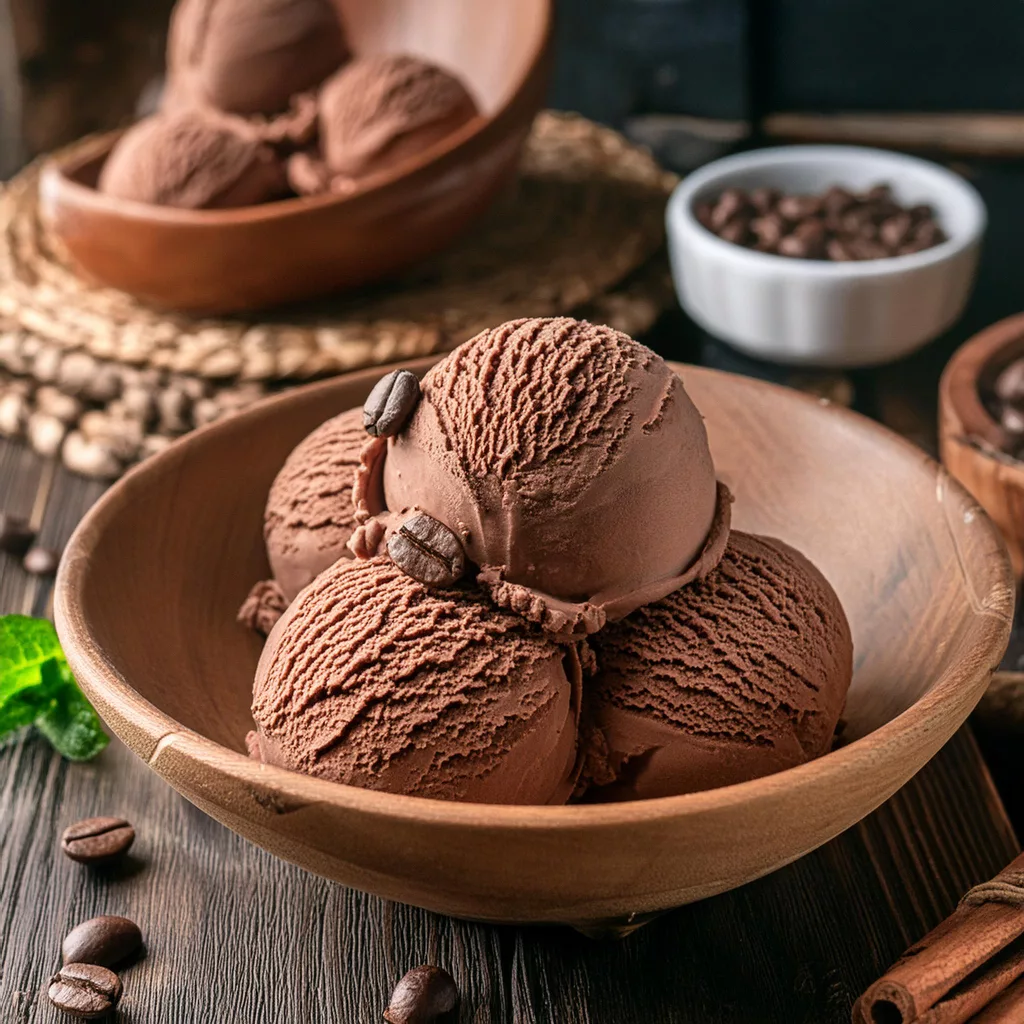 helado de chocolate casero