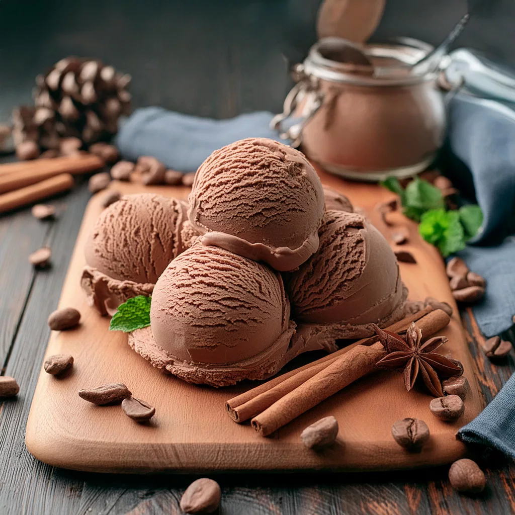 helado de chocolate casero