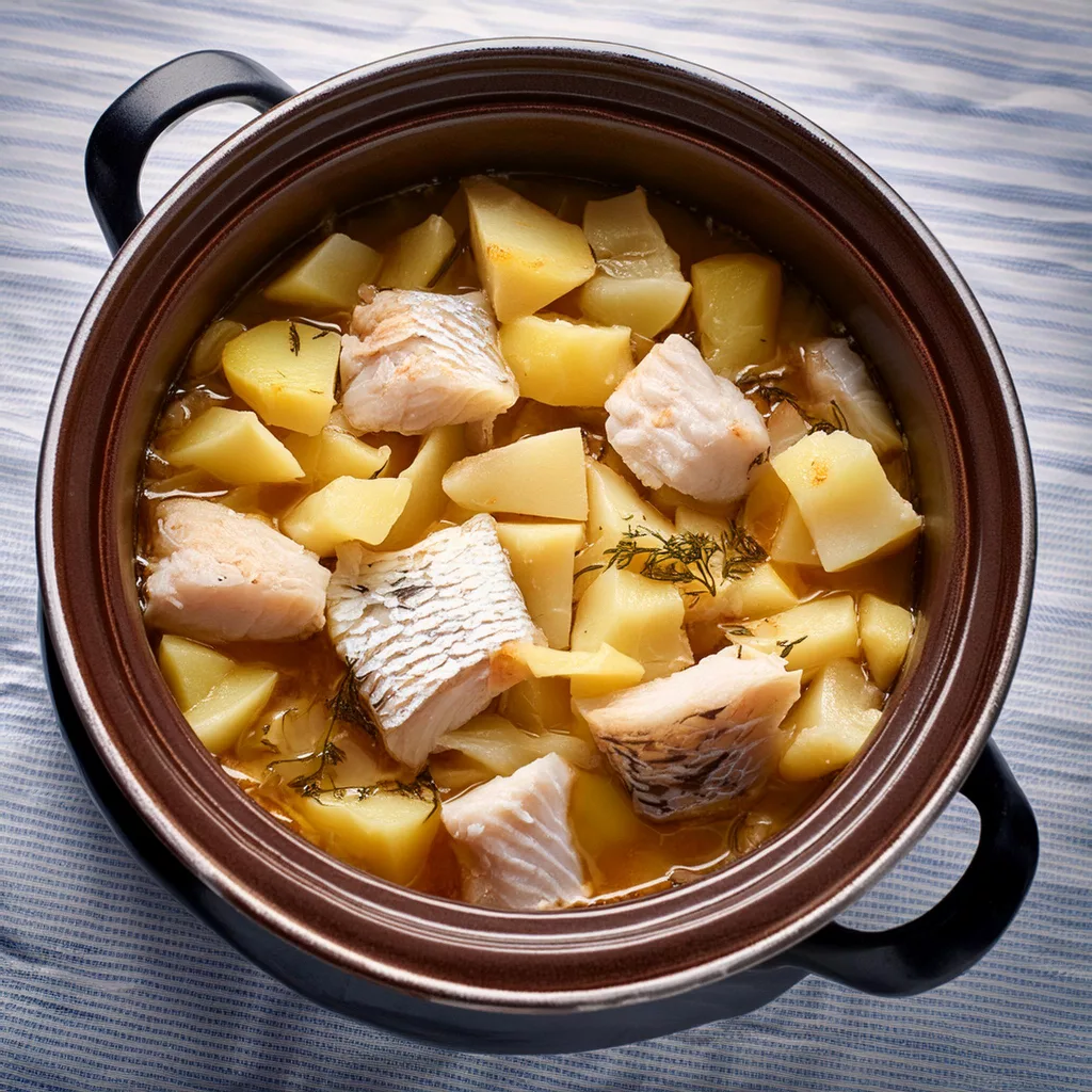 patatas guisadas con bacalao