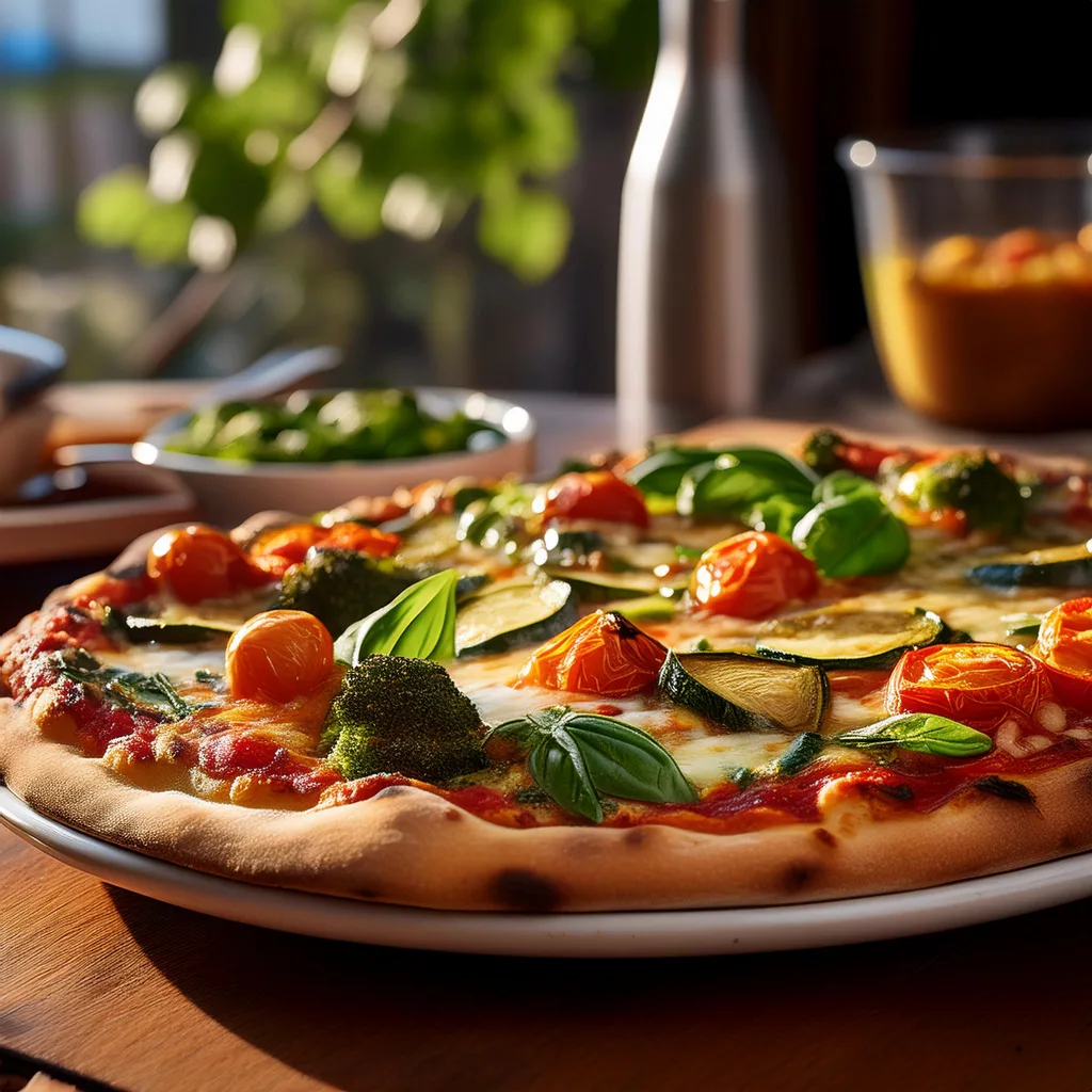 Pizza Vegetal Casera