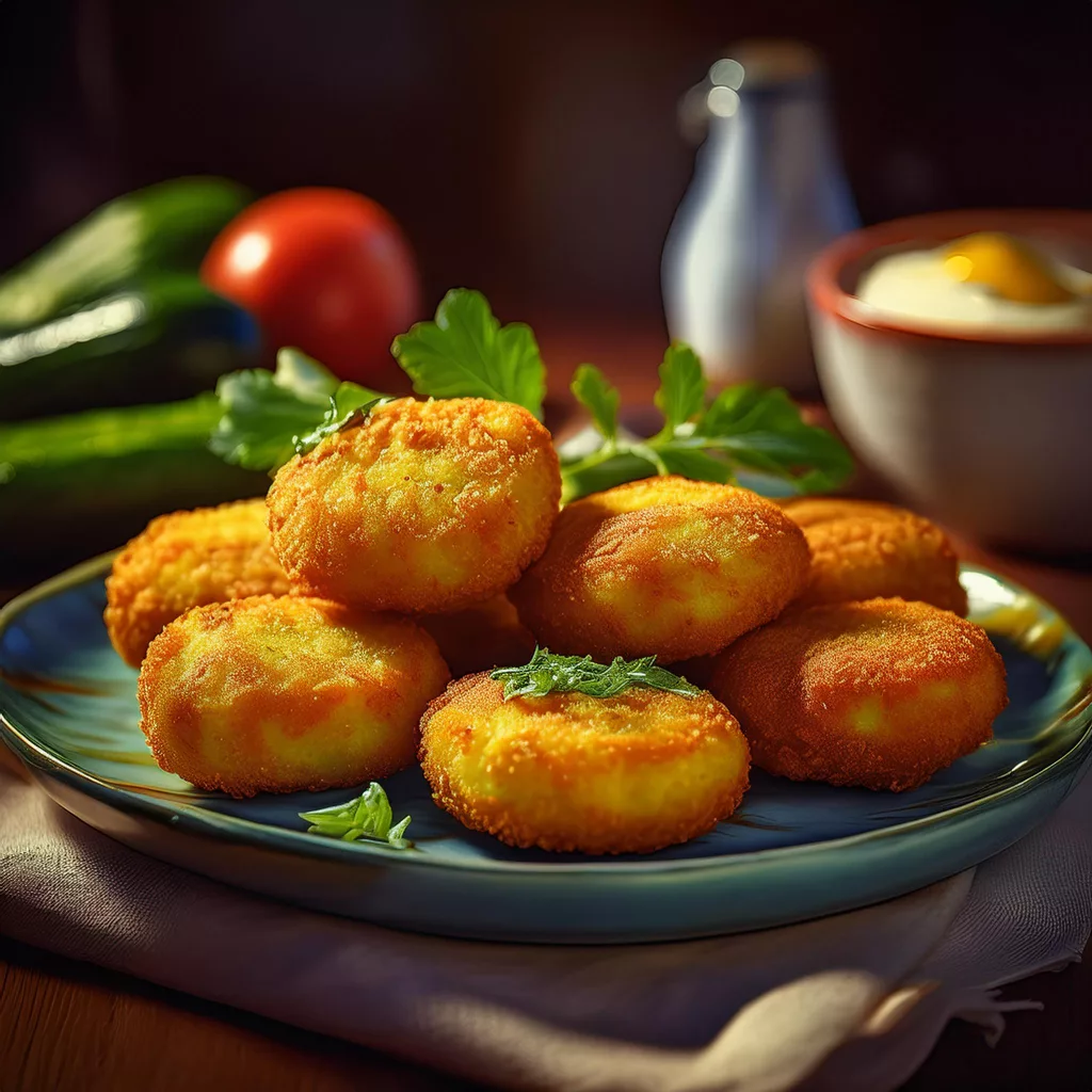 Croquetas de Queso y Calabacín