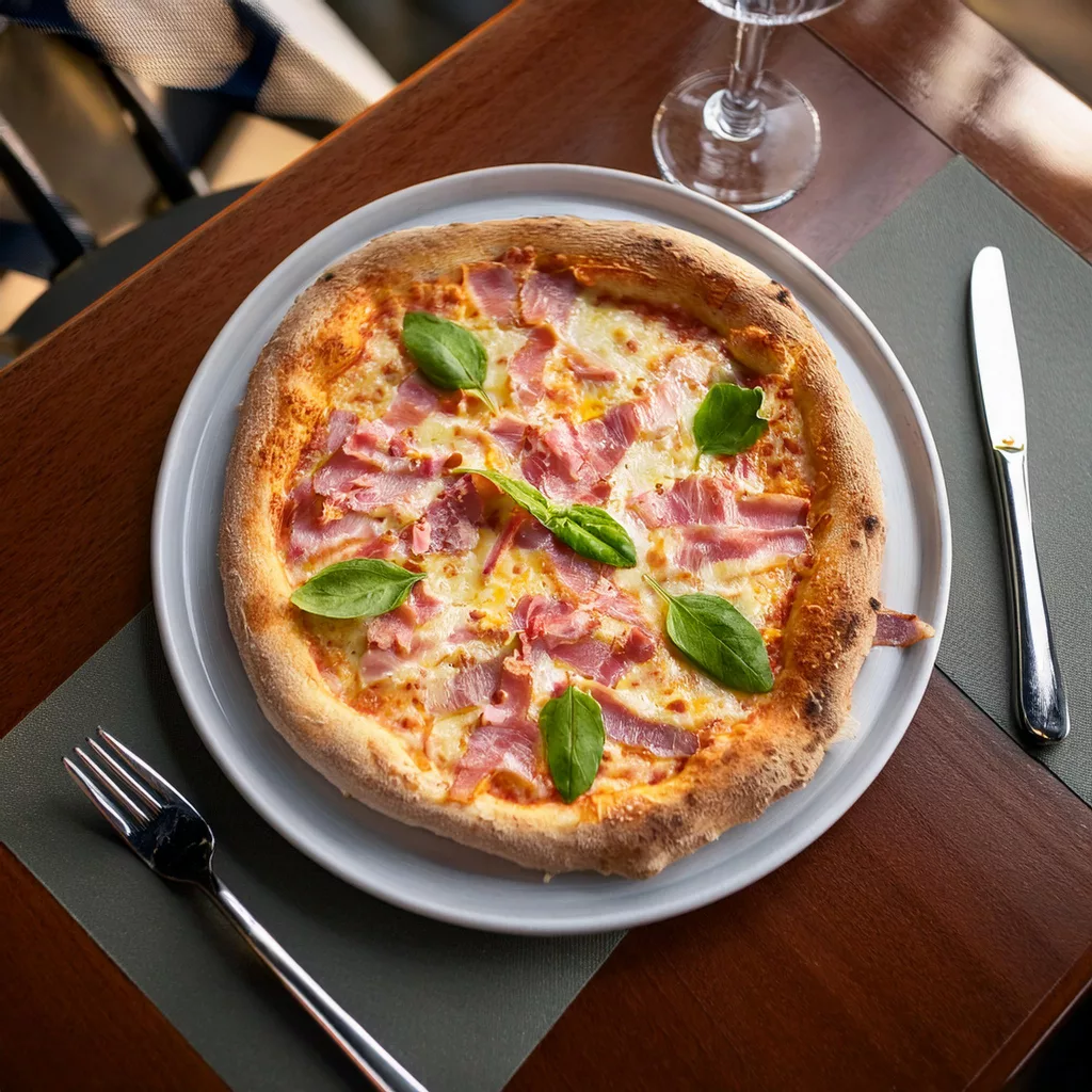 pizza carbonara