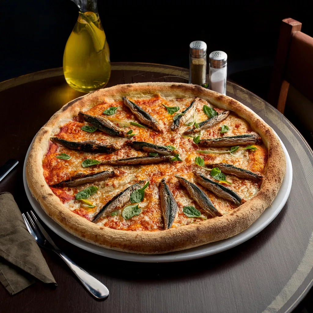 pizza de anchoas