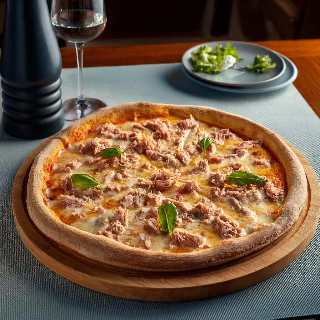 Pizza de atún