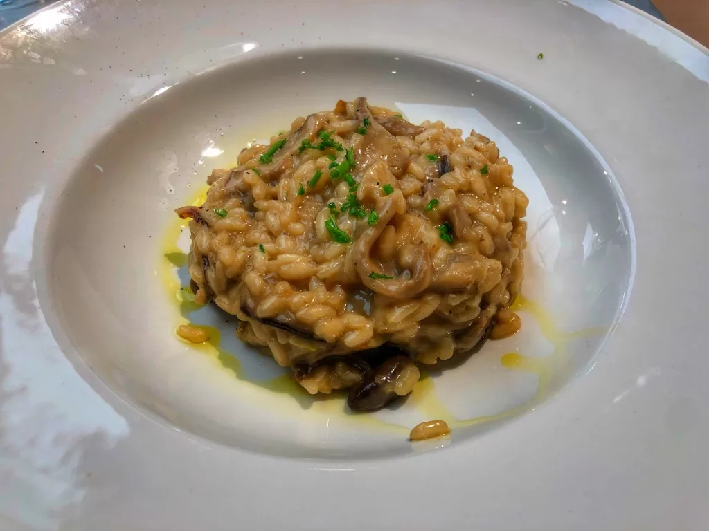 risotto de setas