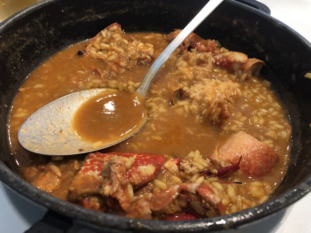 arroz caldoso con bogavante