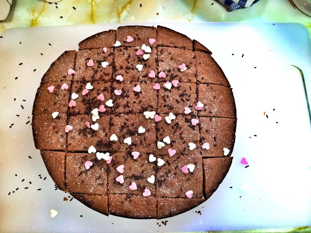 bizcocho de chocolate