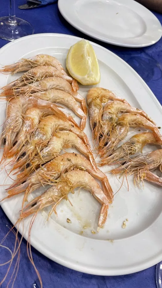gambas a la plancha