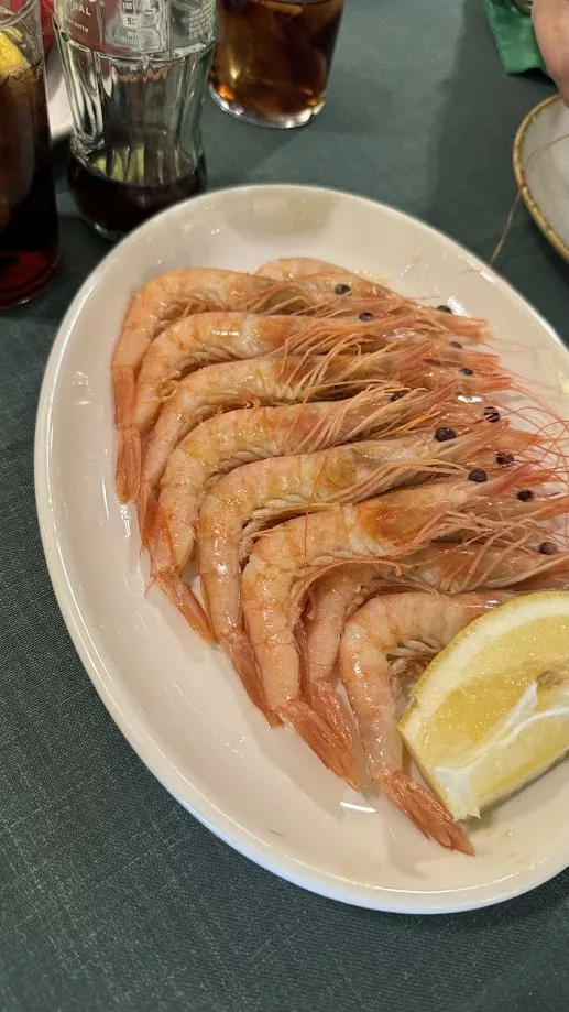 gambas a la plancha