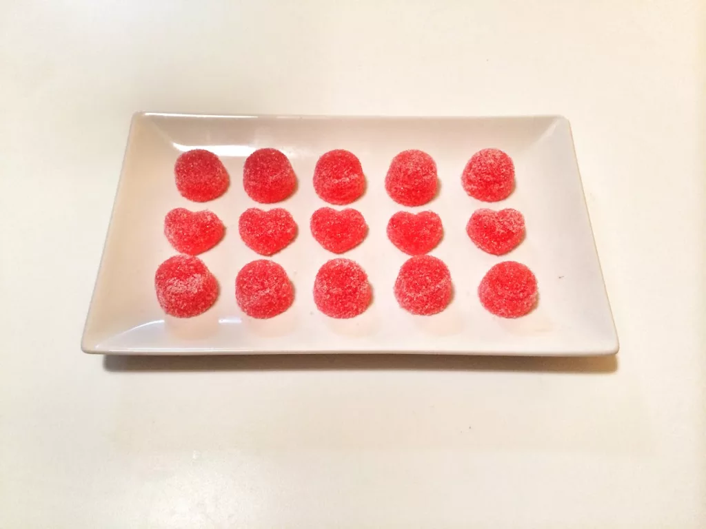 gominolas de fresa