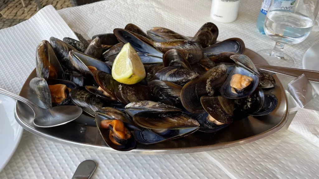 mejillones al vapor