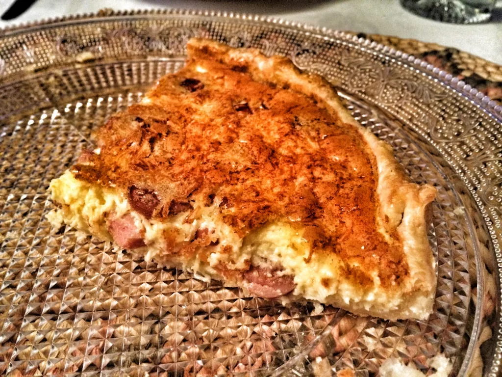 quiche de salchichas