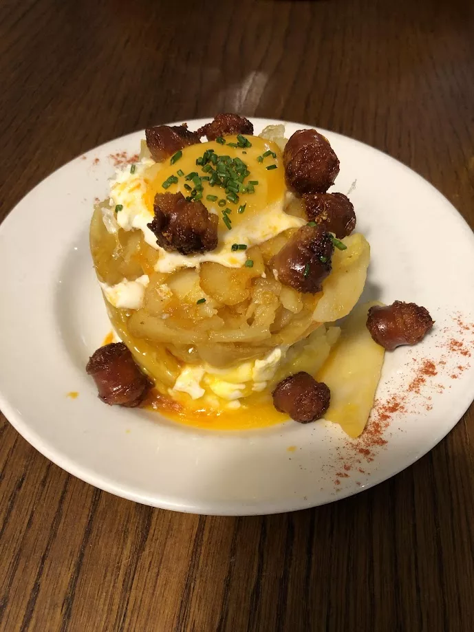 revuelto de patatas con chistorra