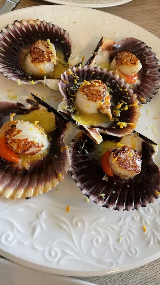 vieiras a la plancha