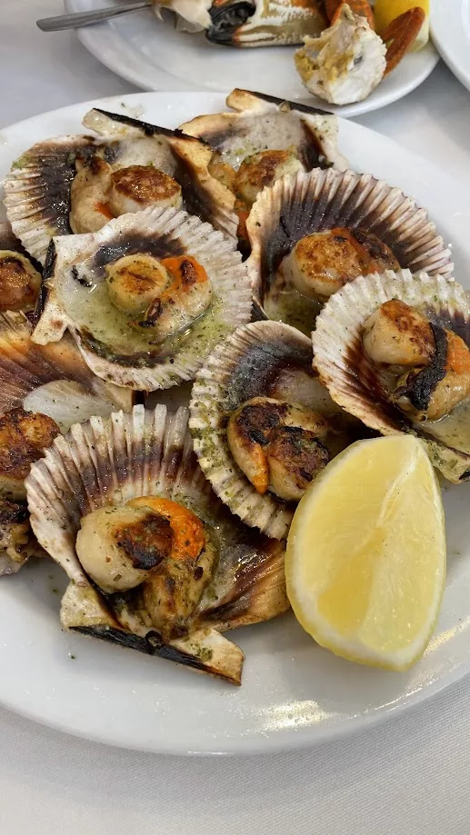 vieiras a la plancha