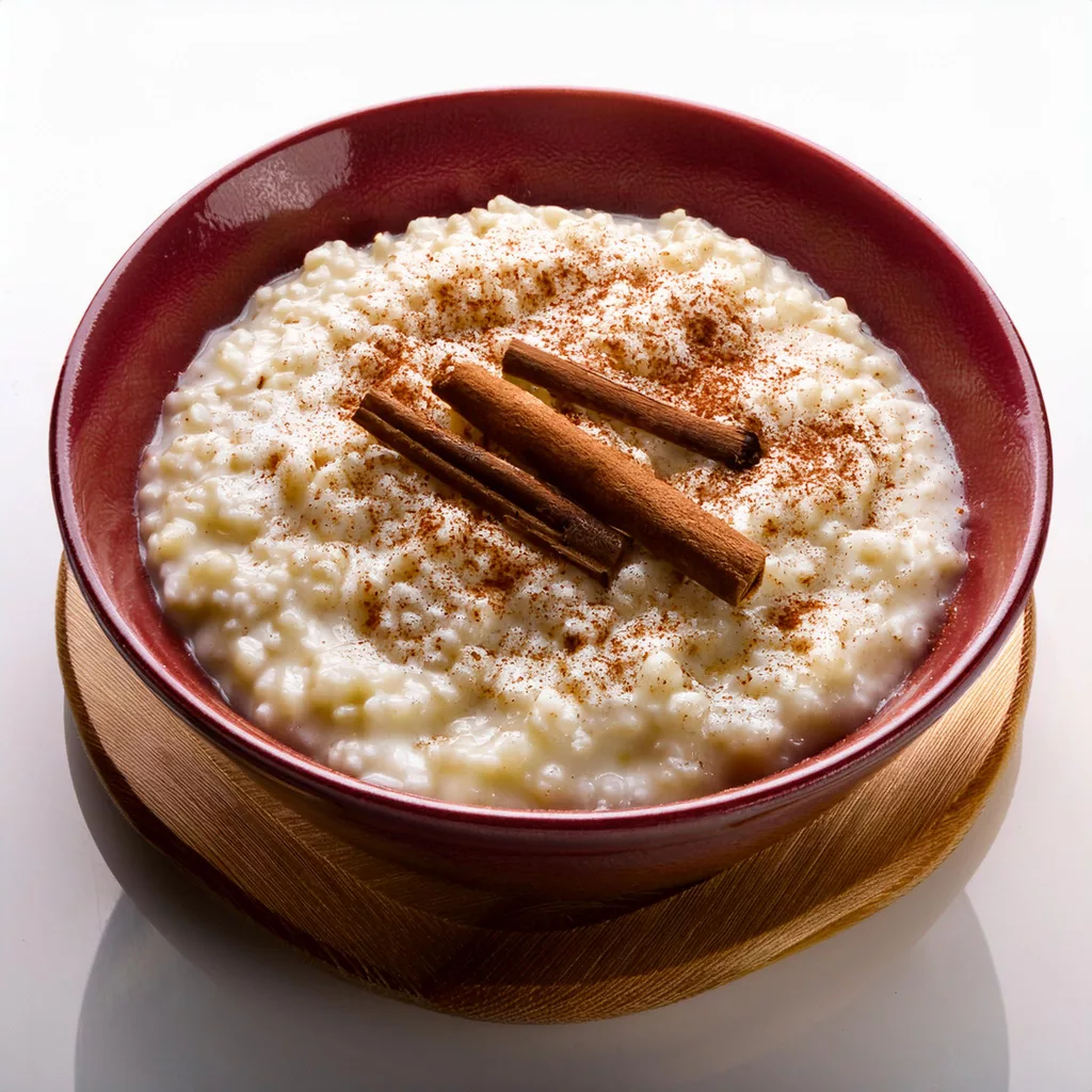 arroz con leche en microondas