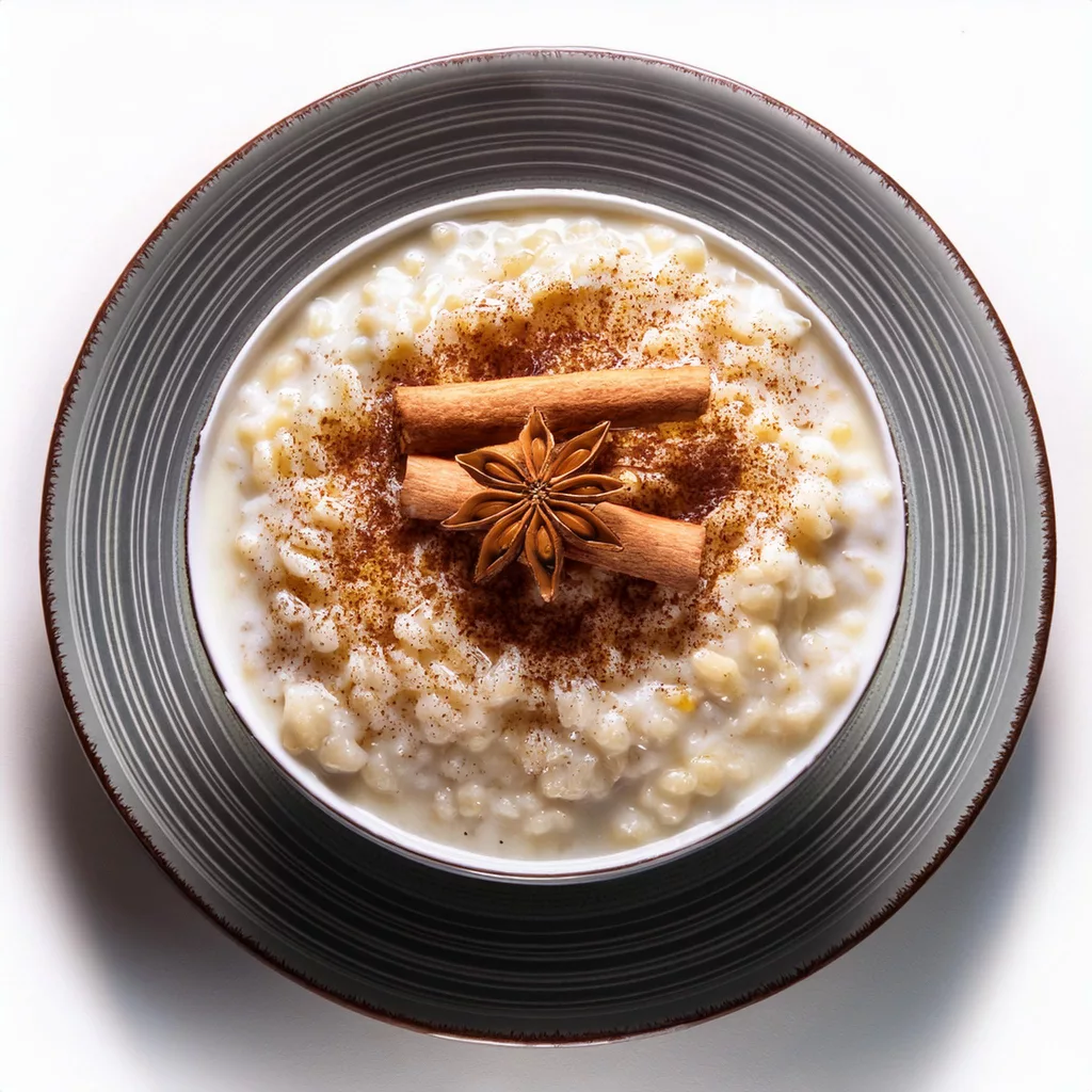 arroz con leche en microondas