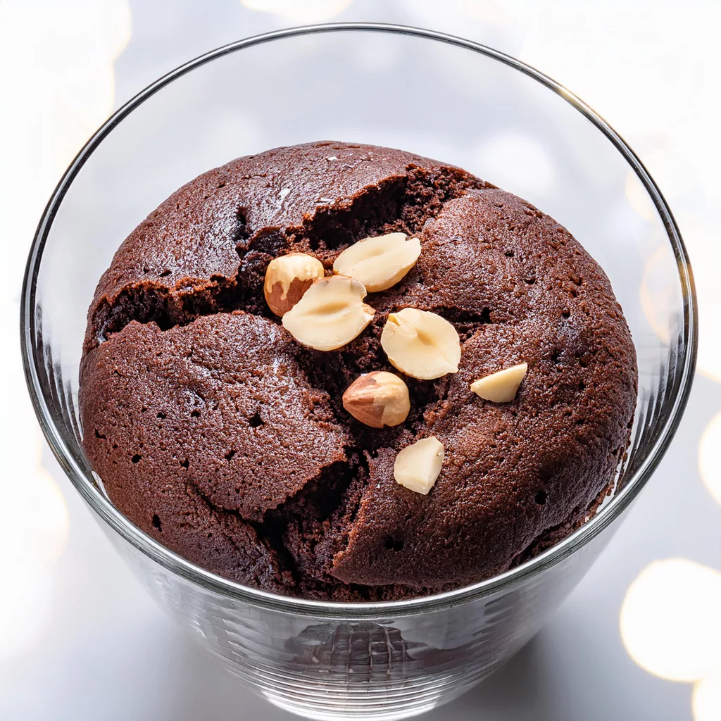 brownie en microondas