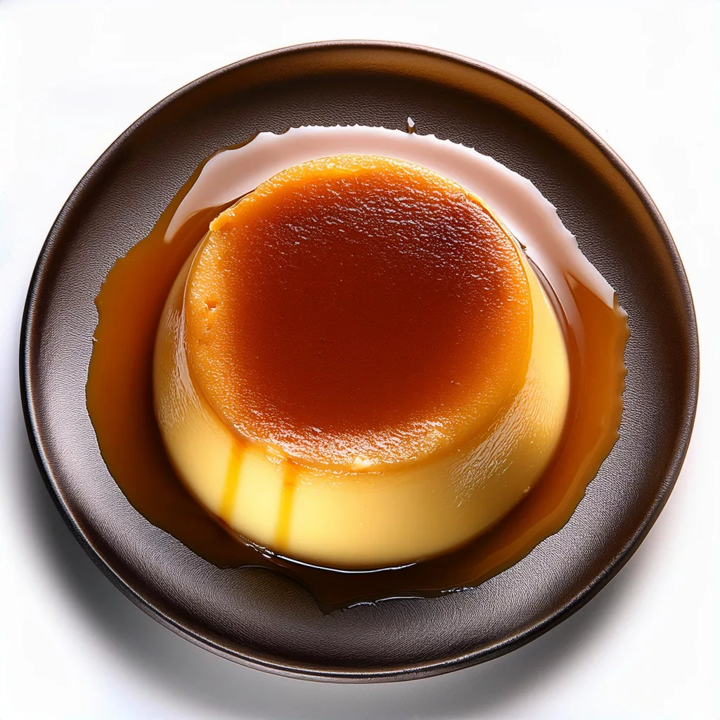 flan de queso en microondas