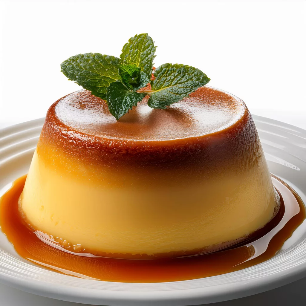 flan de queso en microondas