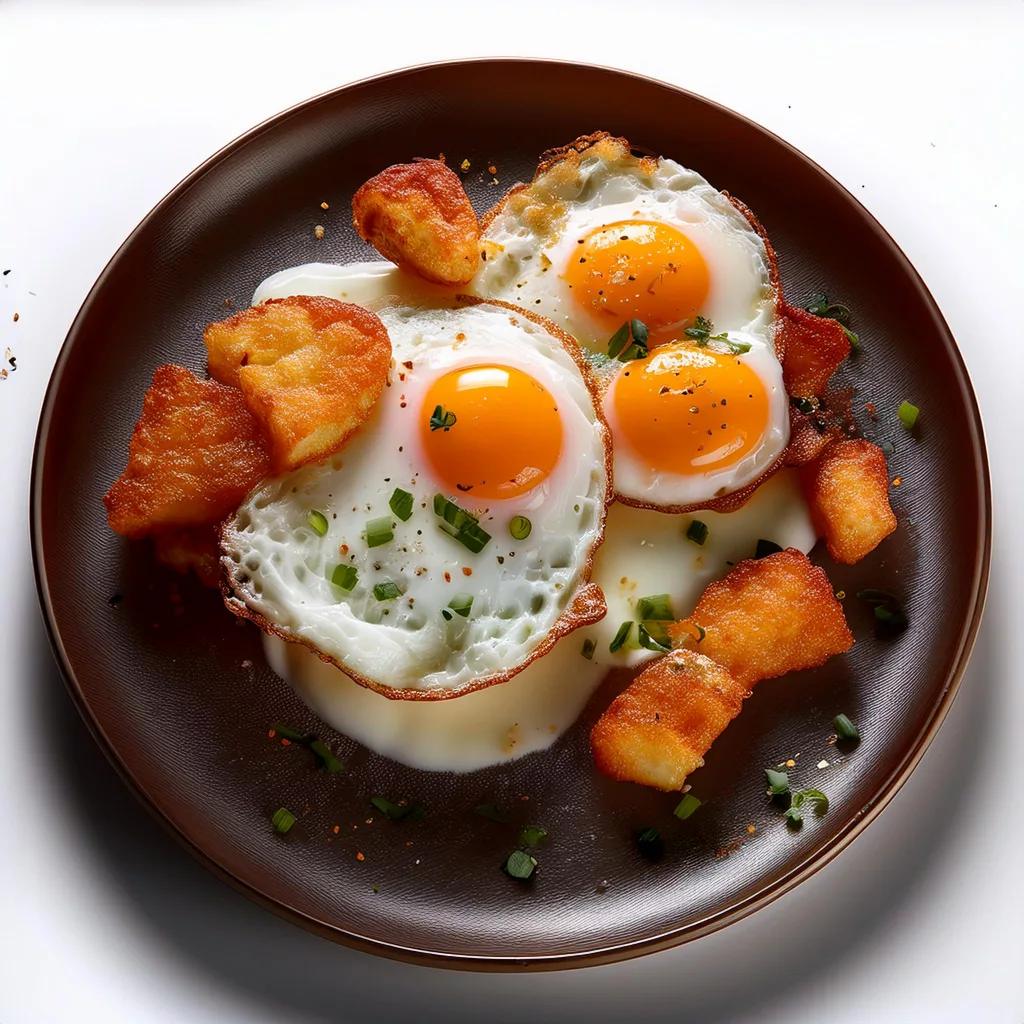 huevos fritos en el microondas