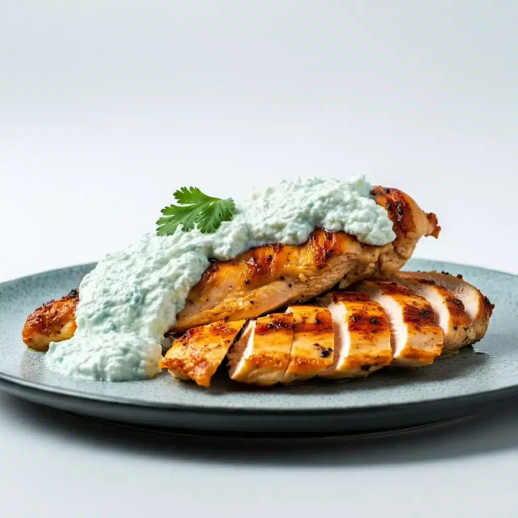pollo con queso azul