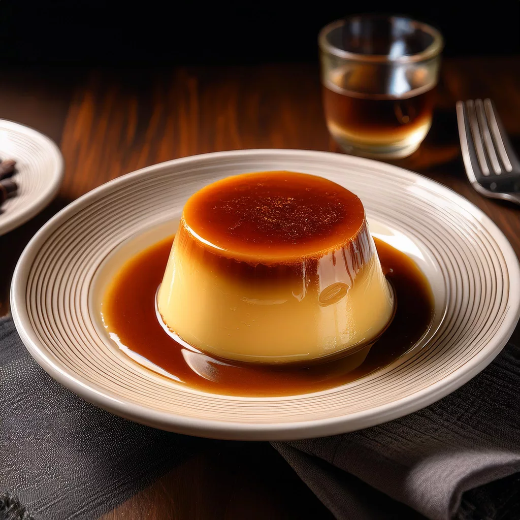flan al microondas