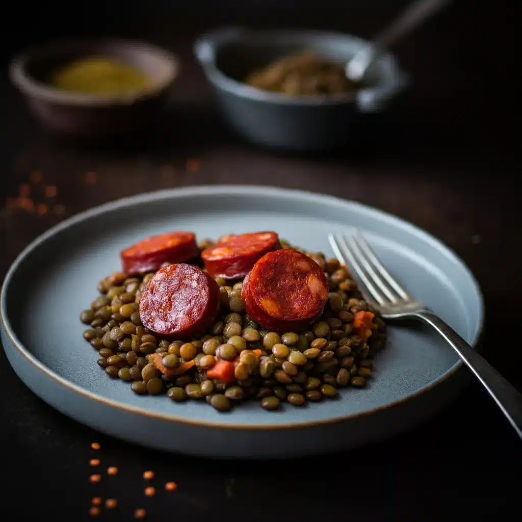 lentejas con chorizo