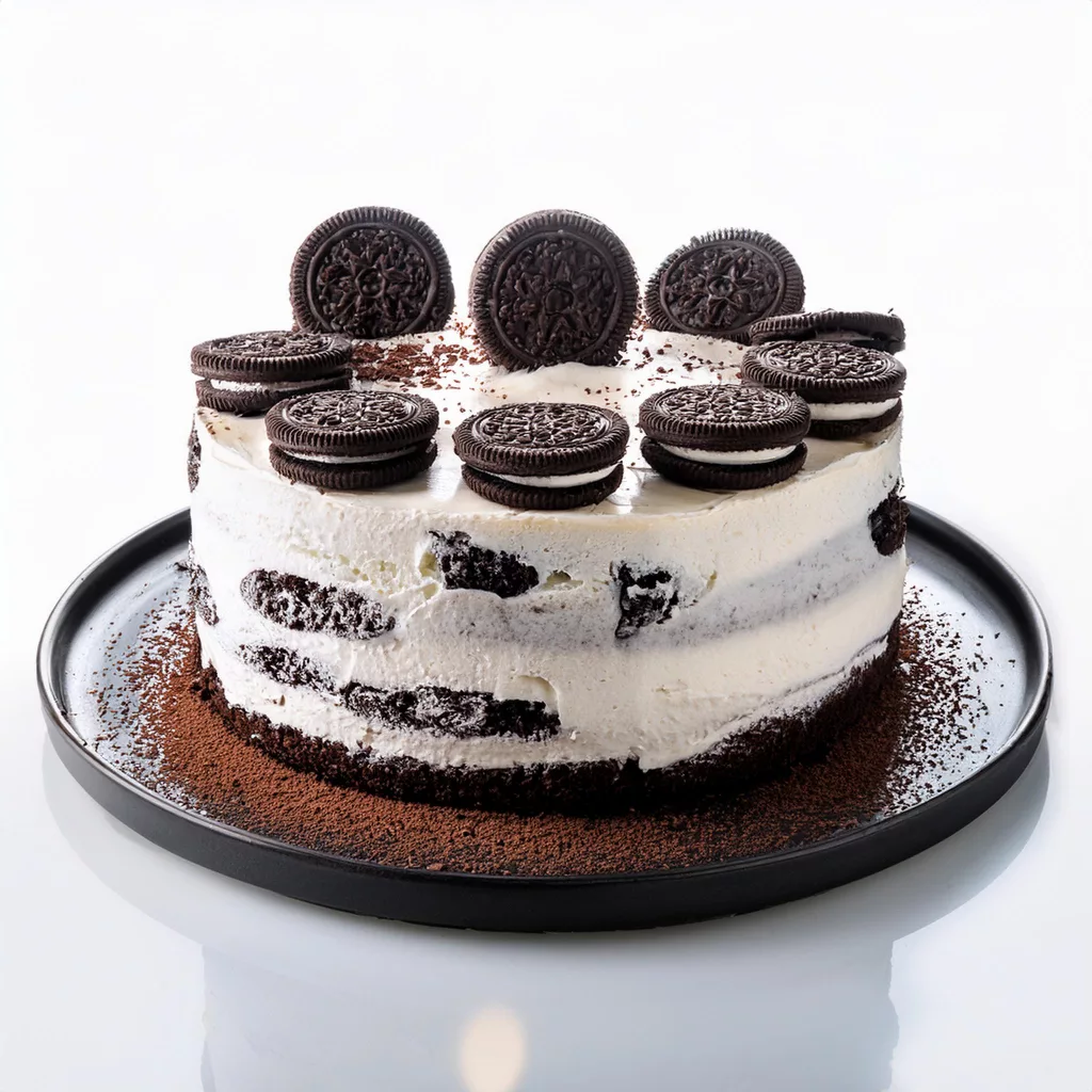 tarta de galletas Oreo