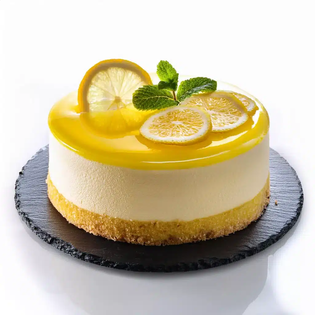tarta de mousse limón