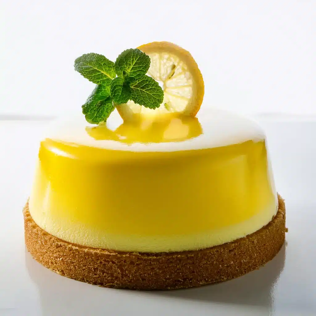 tarta de mousse limón