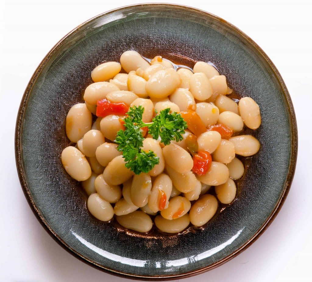 pochas de Navarra con borraja