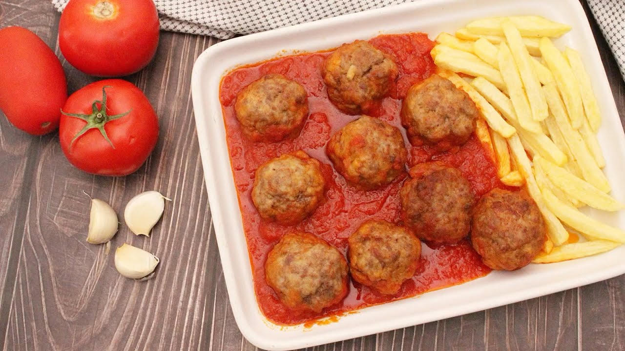 ingredientes para albóndigas caseras en salsa